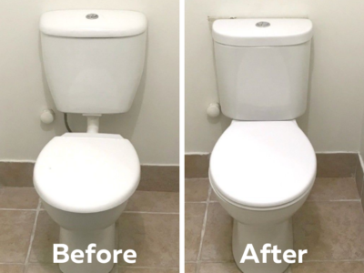 Toilet Installation Before And After (2)